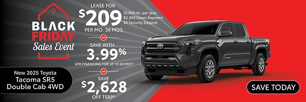 New 2025 Toyota Tacoma SR5 Double Cab 4WD | Atlantic Toyota