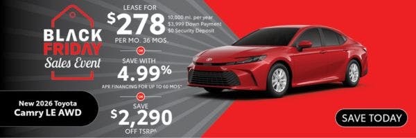 New 2026 Toyota Camry LE AWD | Atlantic Toyota