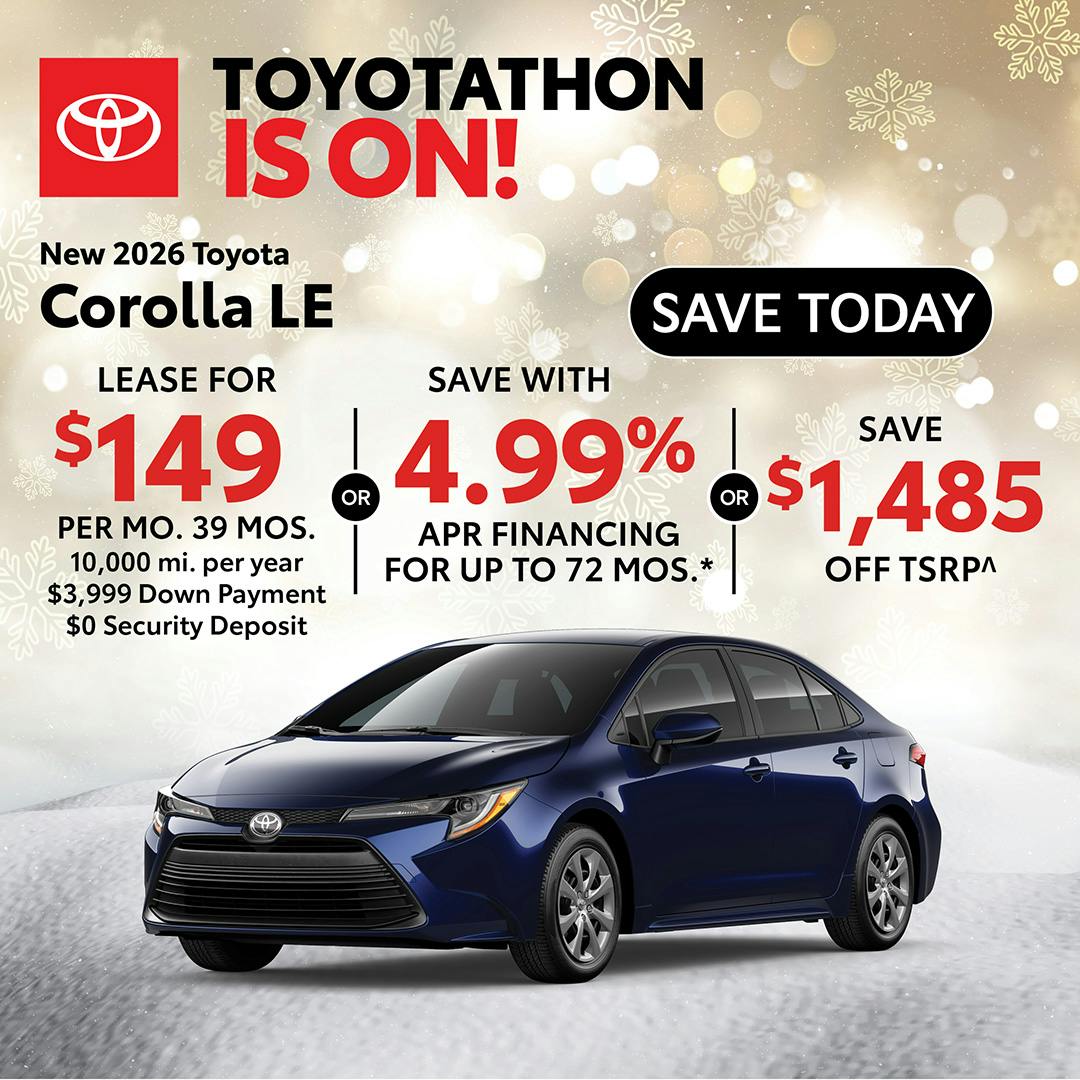 New 2026 Toyota Corolla LE | Atlantic Toyota