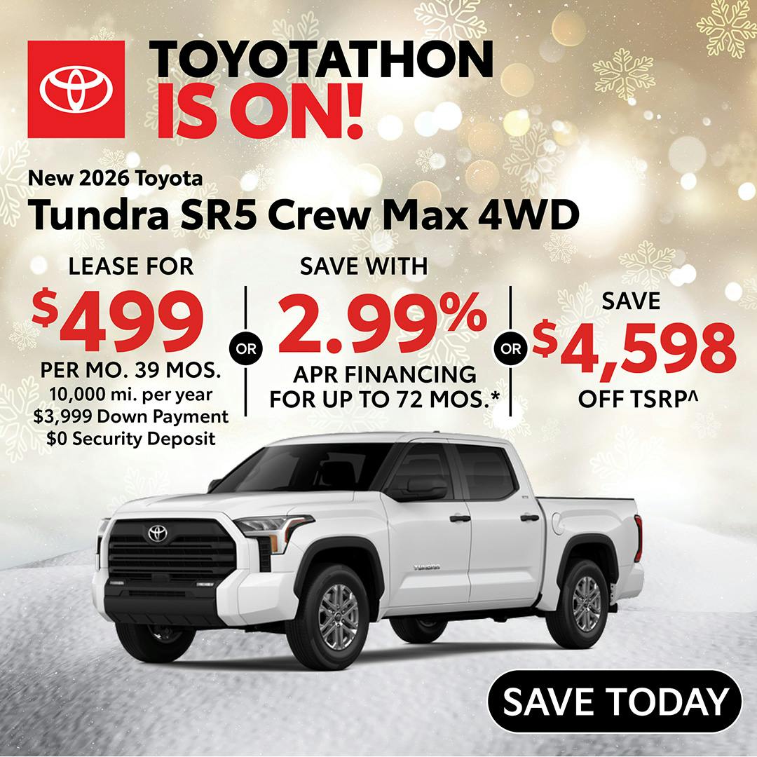 New 2026 Toyota Tundra SR5 Crew Max 4WD | Atlantic Toyota