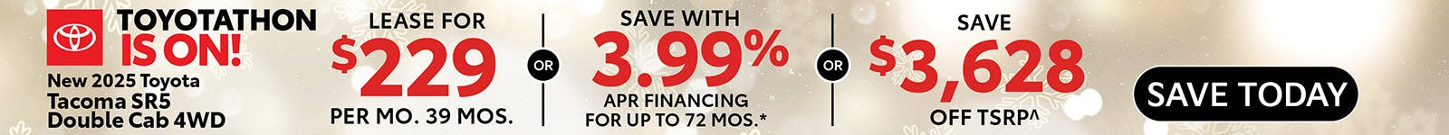 New 2025 Toyota Tacoma SR5 Double Cab 4WD