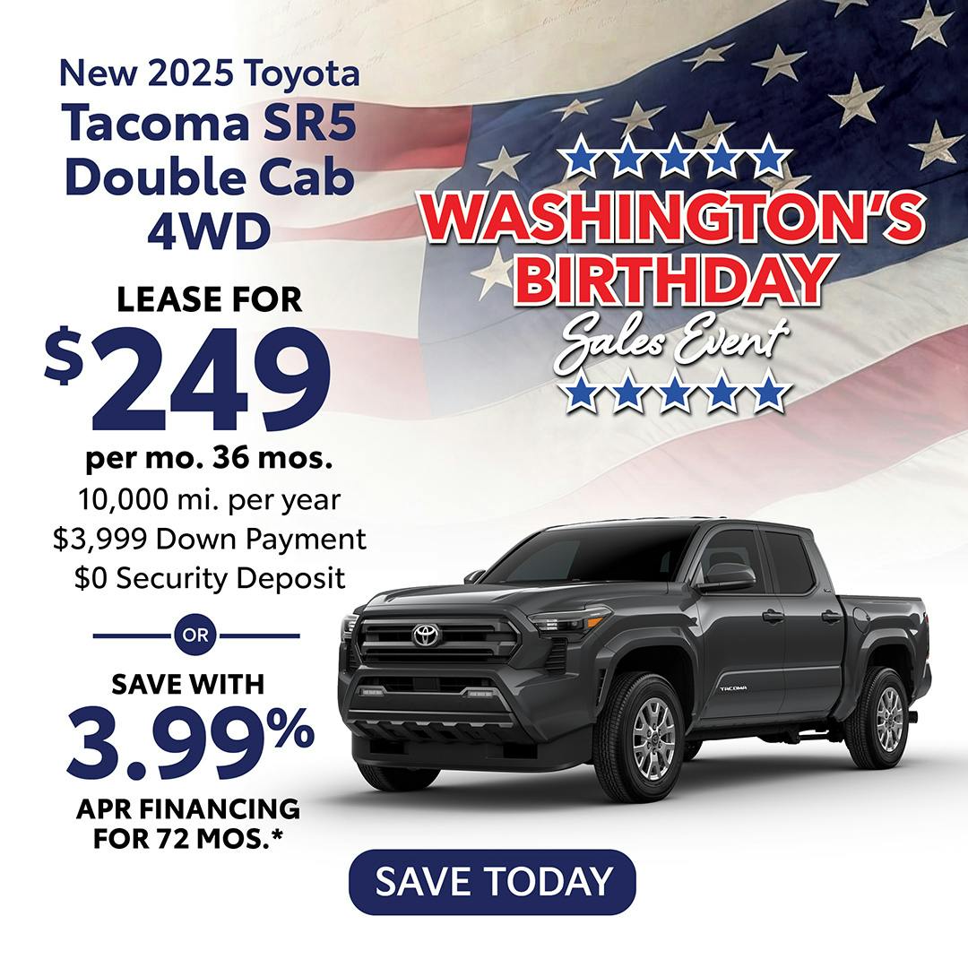 New 2025 Toyota Tacoma SR5 Double Cab 4WD | Atlantic Toyota