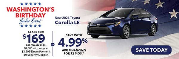 New 2026 Toyota Corolla LE | Atlantic Toyota