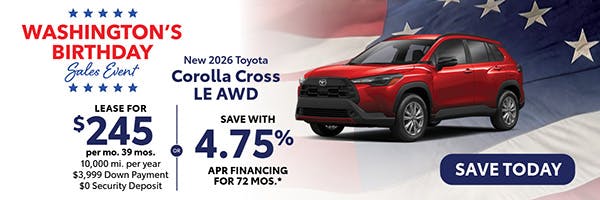 New 2026 Toyota Corolla Cross LE AWD | Atlantic Toyota