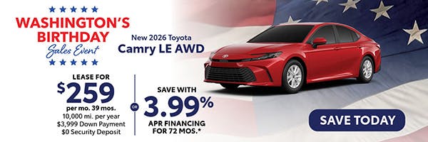 New 2026 Toyota Camry LE AWD | Atlantic Toyota