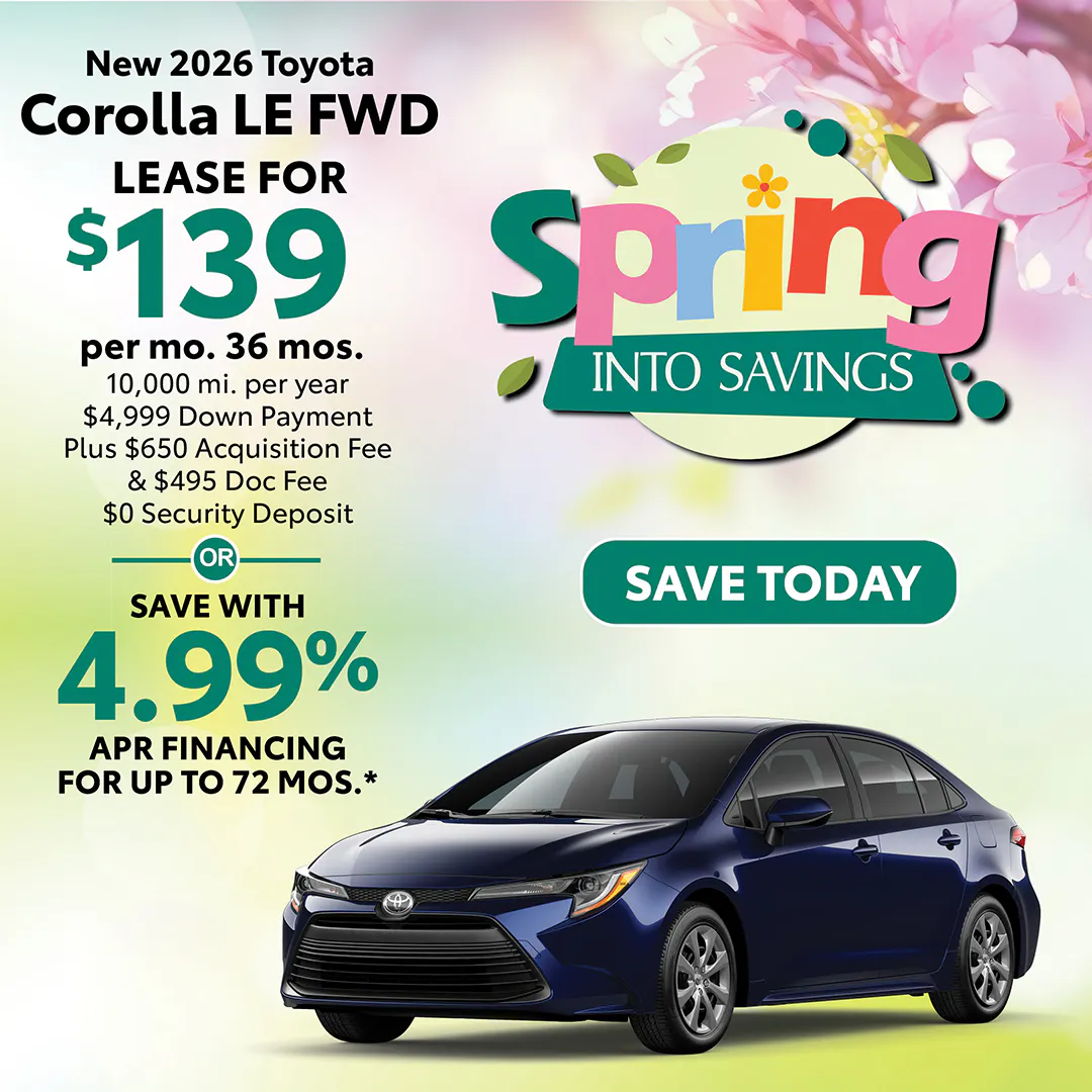 New 2026 Toyota Corolla LE FWD | Atlantic Toyota