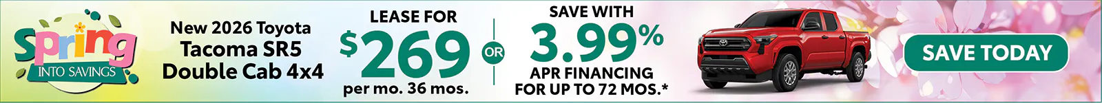 New 2026 Toyota Tacoma SR5 Double Cab 4×4