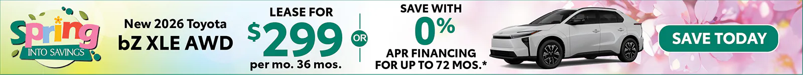 New 2026 Toyota bZ XLE AWD