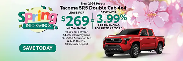 New 2026 Toyota Tacoma SR5 Double Cab 4×4 | Atlantic Toyota