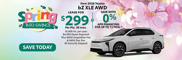 New 2026 Toyota bZ XLE AWD | Atlantic Toyota