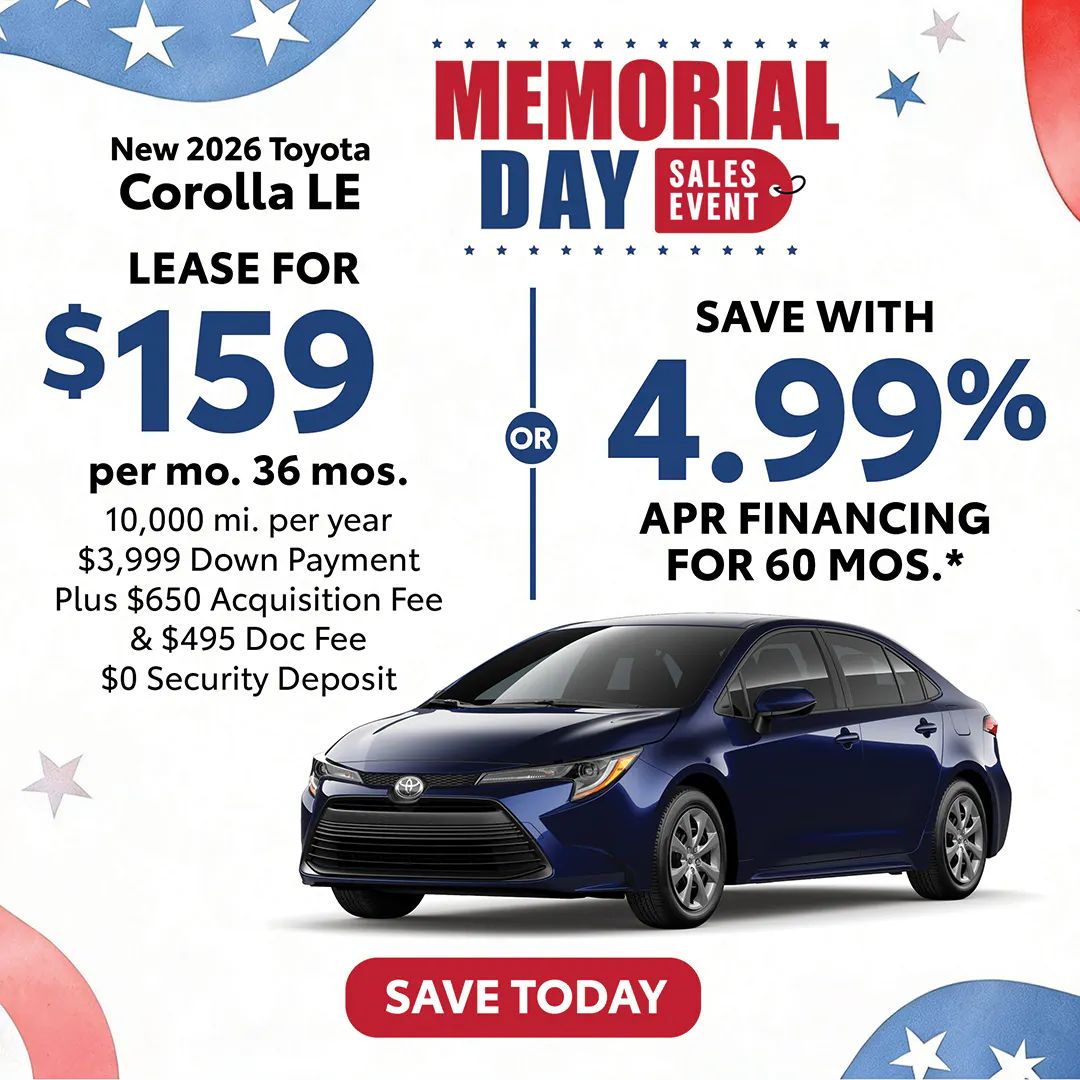 New 2026 Toyota Corolla LE | Atlantic Toyota