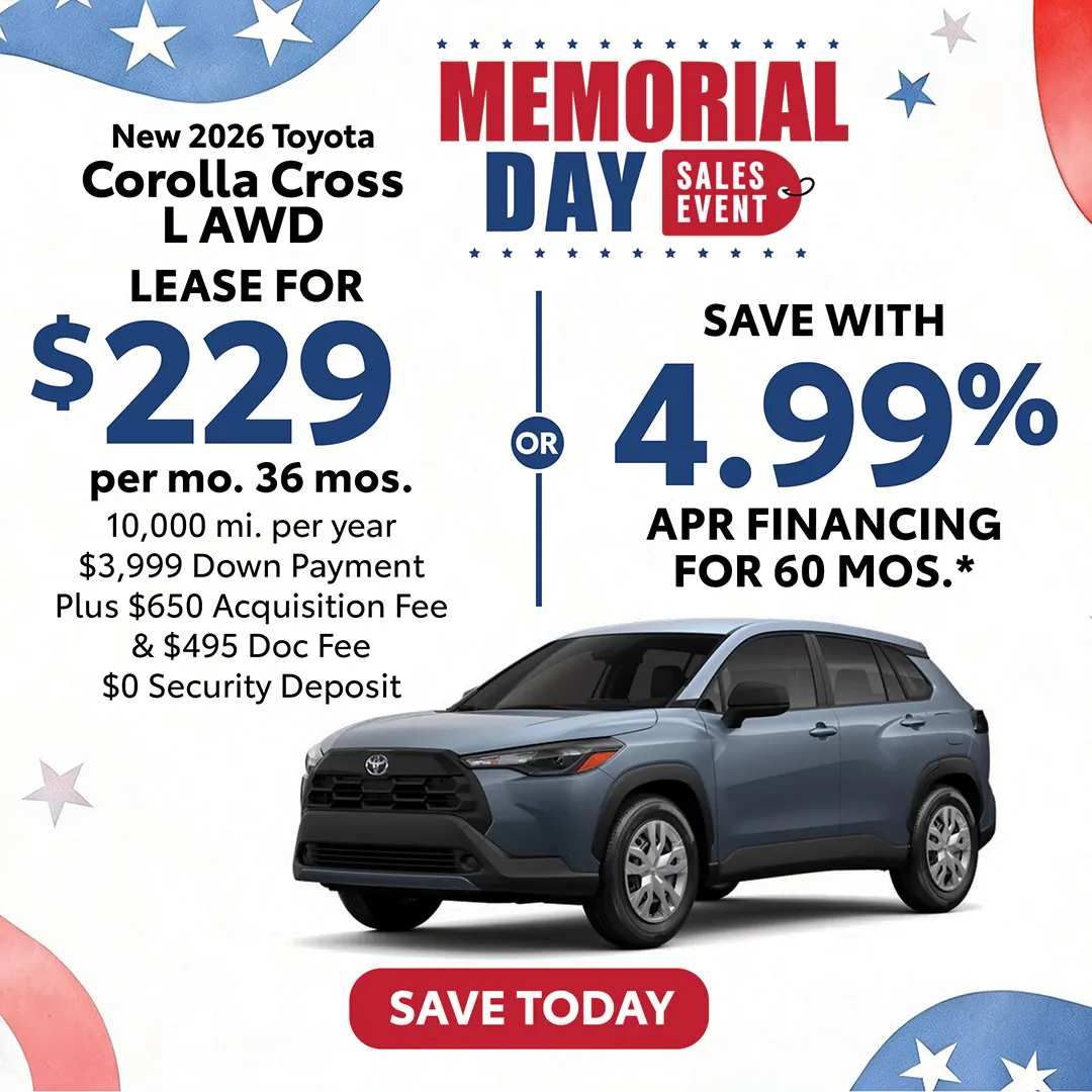 New 2026 Toyota Corolla Cross L AWD | Atlantic Toyota