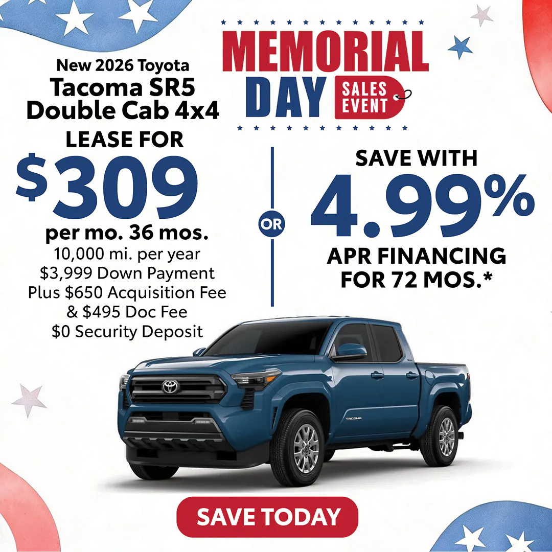 New 2026 Toyota Tacoma SR5 Double Cab 4×4 | Atlantic Toyota