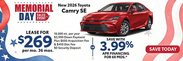New 2026 Toyota Camry SE | Atlantic Toyota