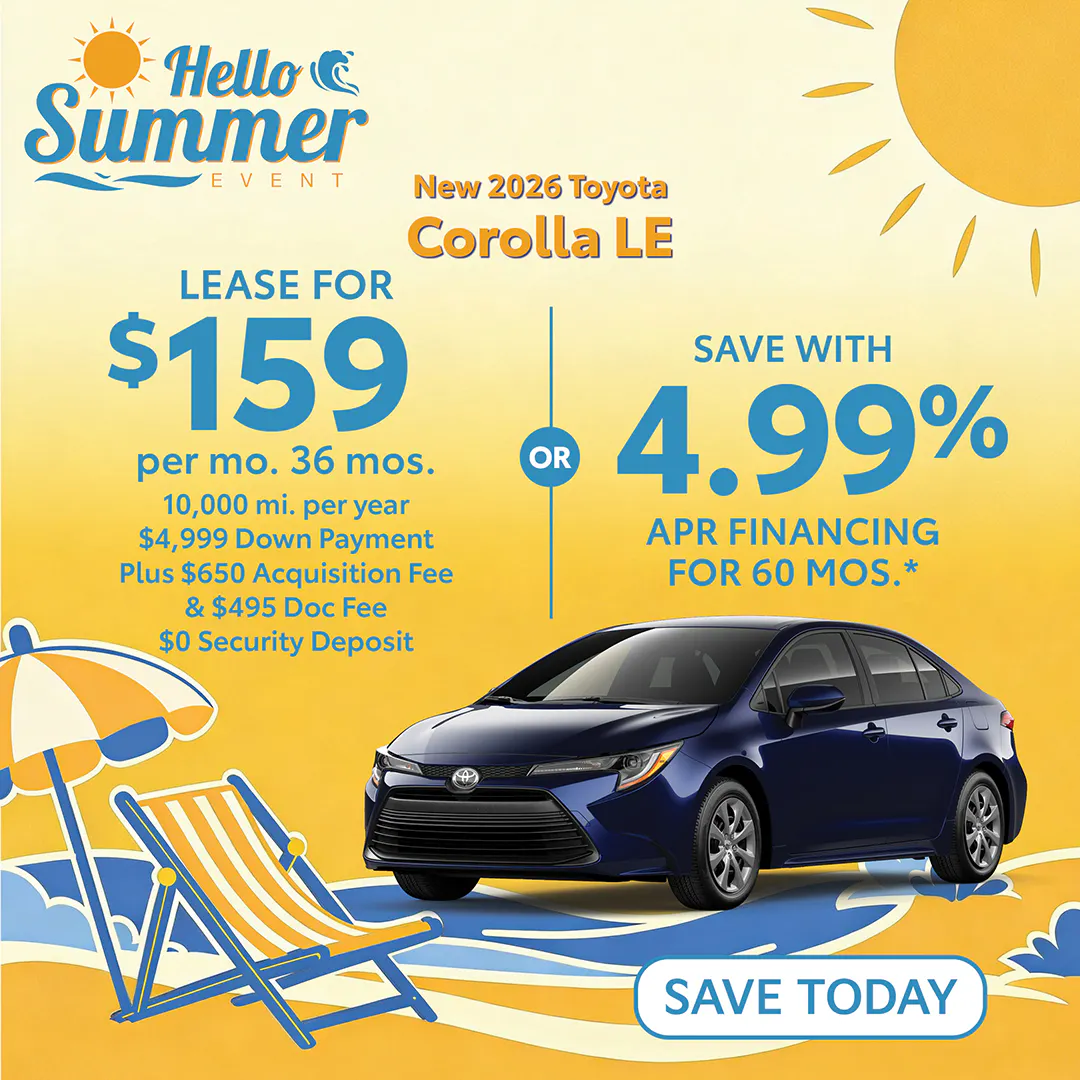 New 2026 Toyota Corolla LE | Atlantic Toyota