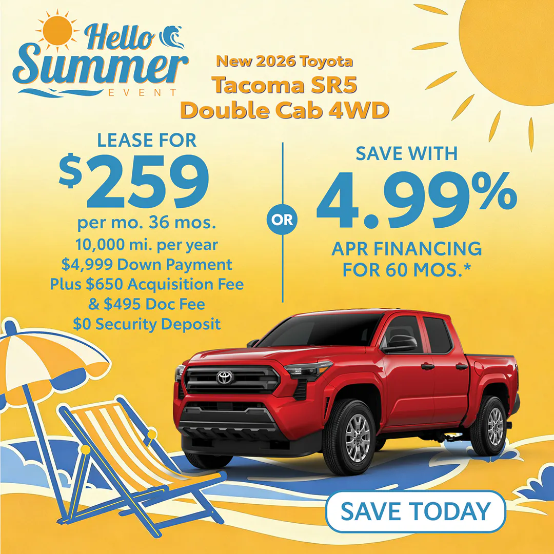 New 2026 Toyota Tacoma SR5 Double Cab 4WD | Atlantic Toyota