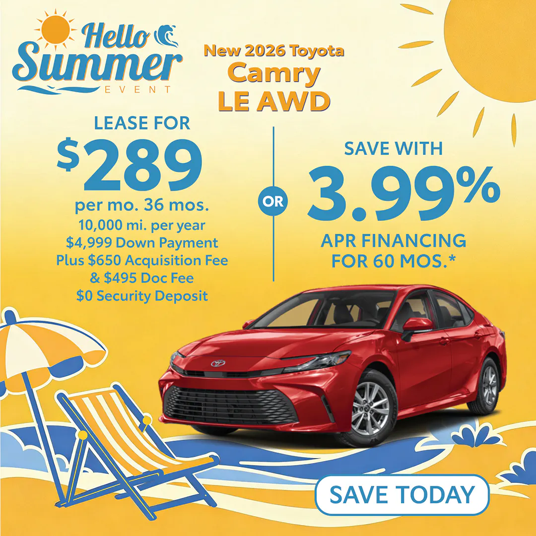 New 2026 Toyota Camry LE AWD | Atlantic Toyota