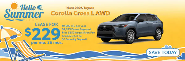 New 2026 Toyota Corolla Cross L AWD | Atlantic Toyota