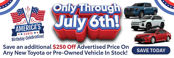 America’s Birthday Celebration | Atlantic Toyota