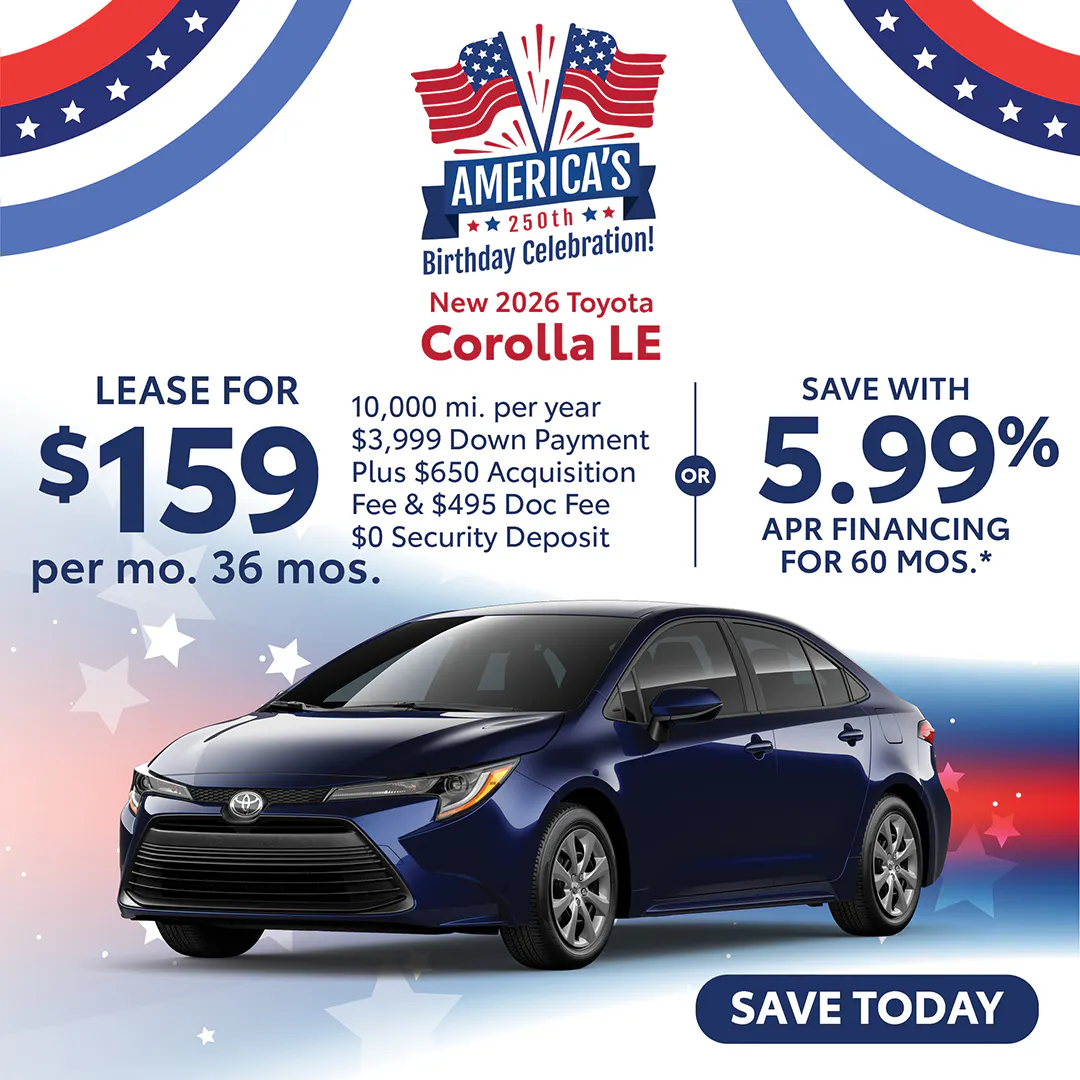 New 2026 Toyota Corolla LE | Atlantic Toyota