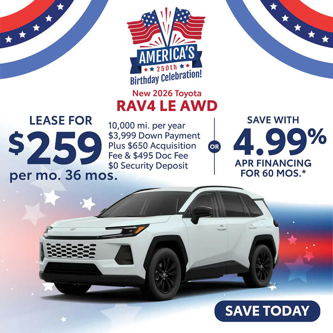 New 2026 Toyota RAV4 LE AWD | Atlantic Toyota