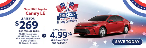 New 2026 Toyota Camry LE | Atlantic Toyota