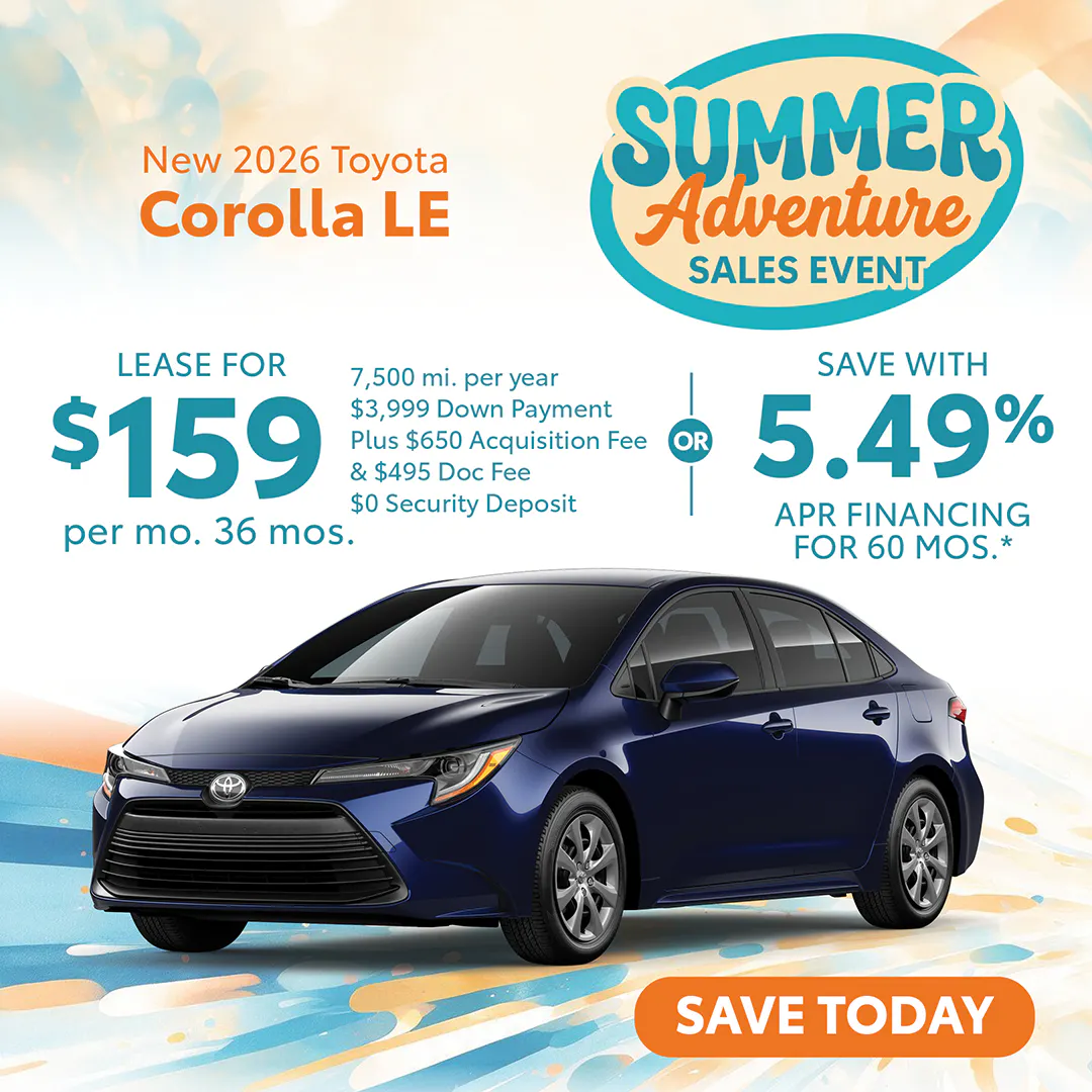 New 2026 Toyota Corolla LE | Atlantic Toyota