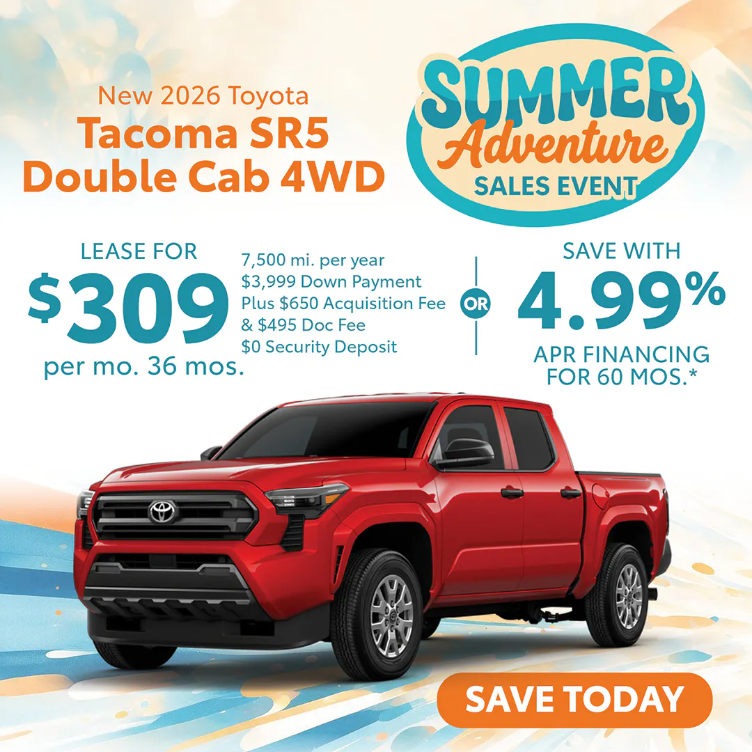 New 2026 Toyota Tacoma SR5 Double Cab 4WD | Atlantic Toyota