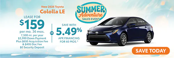 New 2026 Toyota Corolla LE | Atlantic Toyota