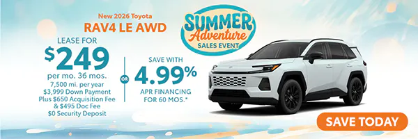 New 2026 Toyota RAV4 LE AWD | Atlantic Toyota
