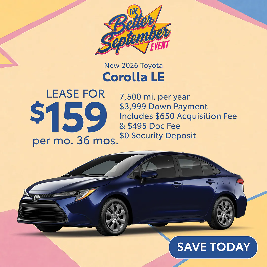 New 2026 Toyota Corolla LE | Atlantic Toyota