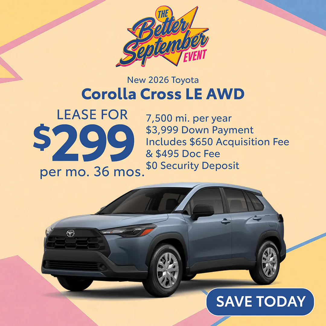 New 2026 Toyota Corolla Cross LE AWD | Atlantic Toyota