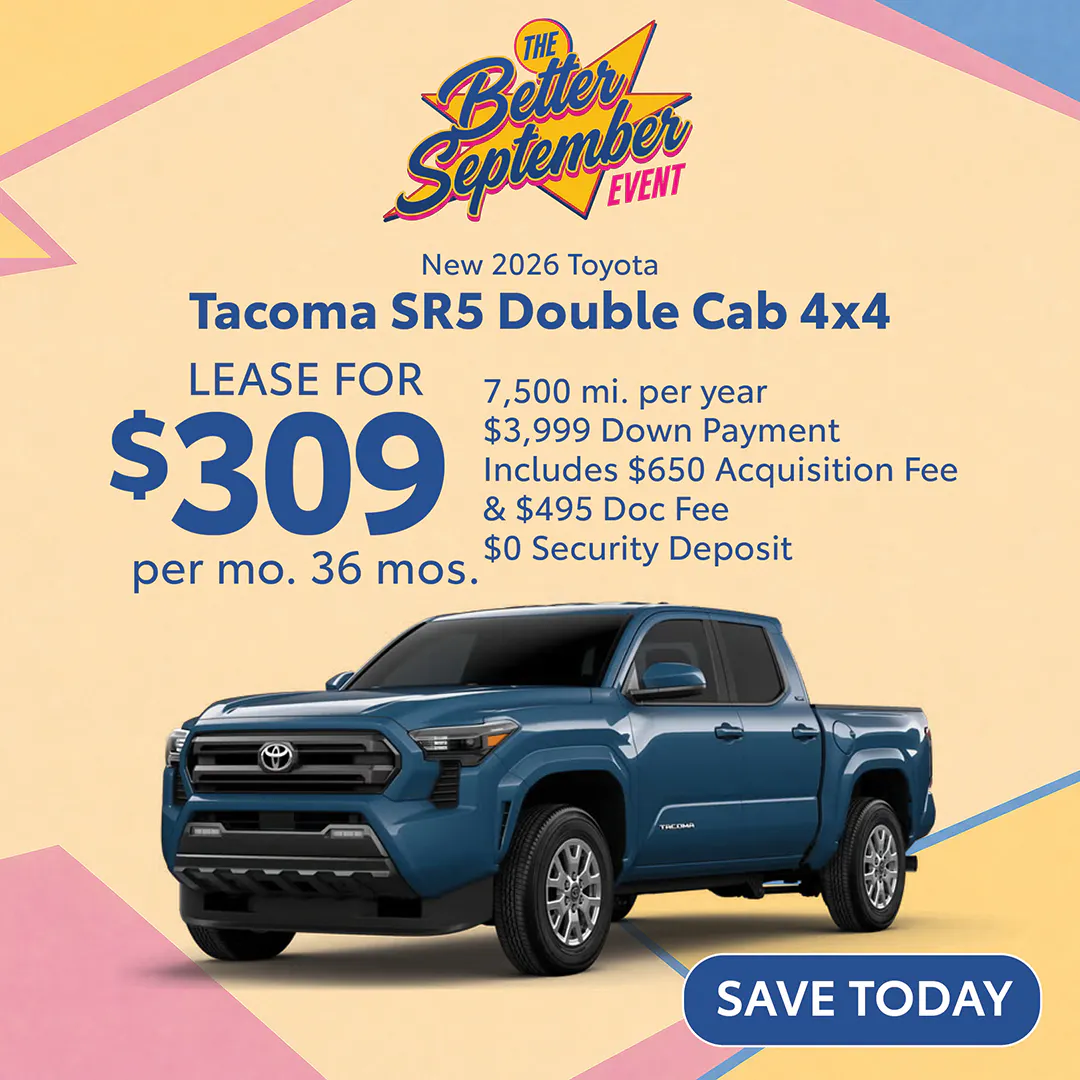 New 2026 Toyota Tacoma SR5 Double Cab 4×4 | Atlantic Toyota