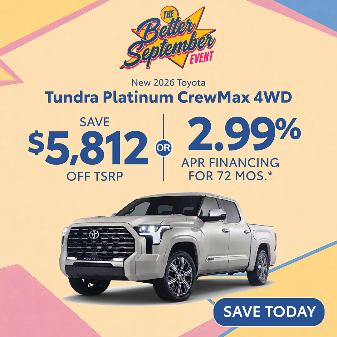 New 2026 Toyota Tundra Platinum CrewMax 4WD | Atlantic Toyota