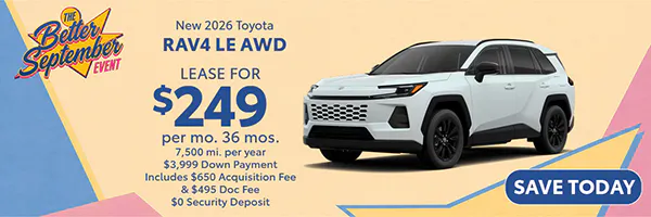 New 2026 Toyota RAV4 LE AWD | Atlantic Toyota