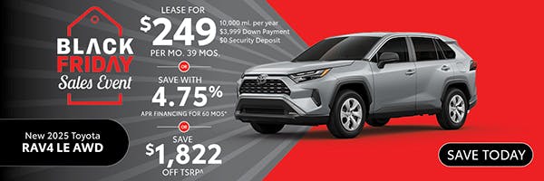 New 2025 Toyota RAV4 LE AWD | Atlantic Toyota