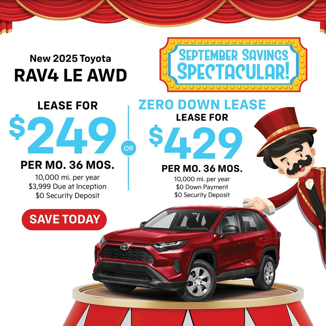 New 2025 Toyota RAV4 LE AWD | Atlantic Toyota
