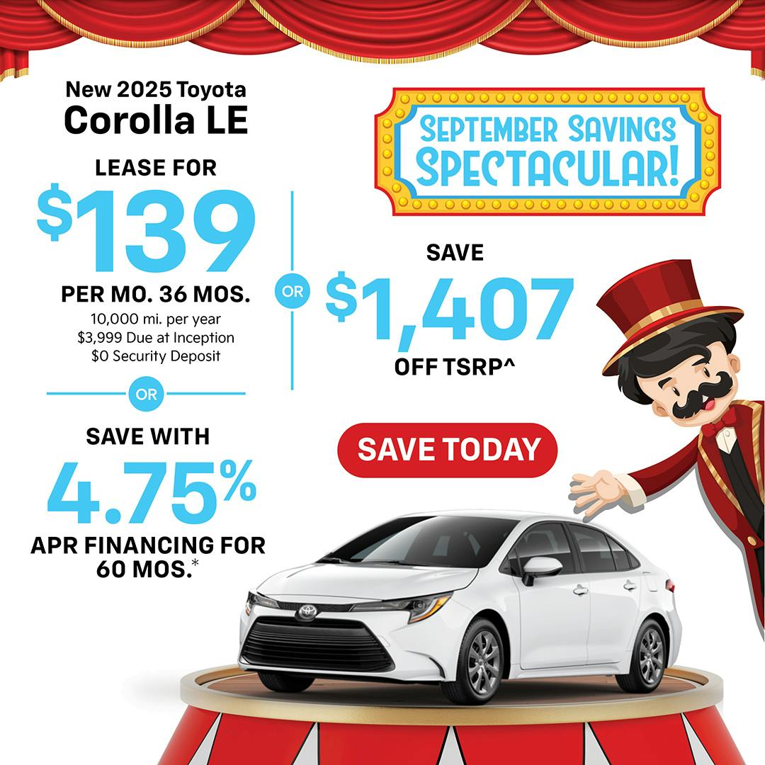New 2025 Toyota Corolla LE | Atlantic Toyota