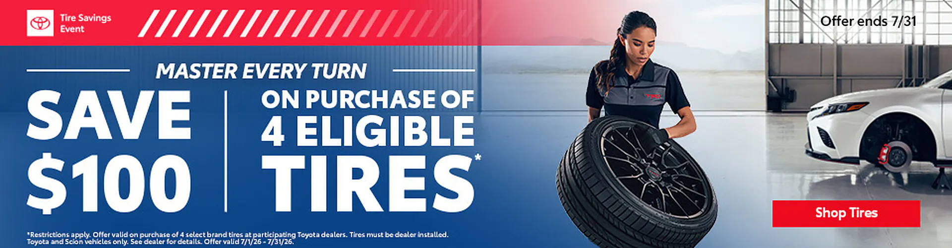 Toyota Tire Offer