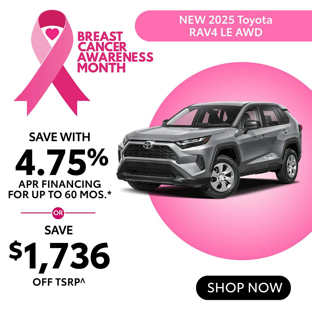 New 2025 Toyota RAV4 LE AWD | Atlantic Toyota