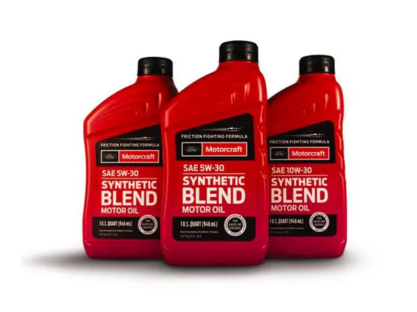 Oil bottles lined up for service