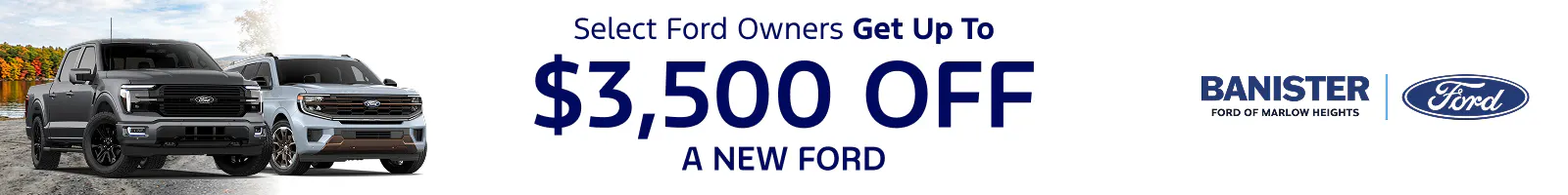 Private Offer for Ford Owners