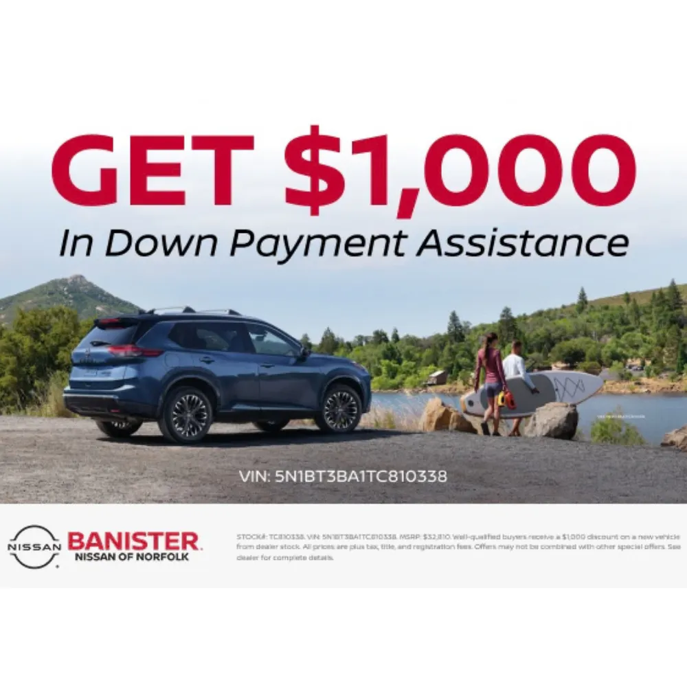 $1,000 DPA | Banister Nissan of Norfolk