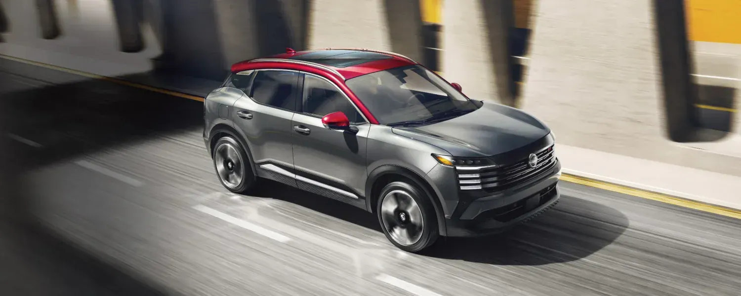 New Nissan Kicks driving on the road