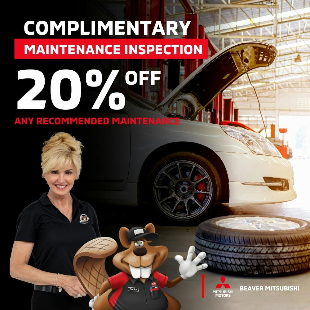 Complimentary Maintenance Inspection 20% OFF | Beaver Mitsubishi