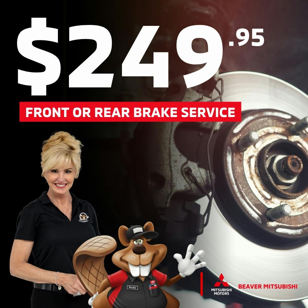 $249.95 Front or Rear Brake Service | Beaver Mitsubishi