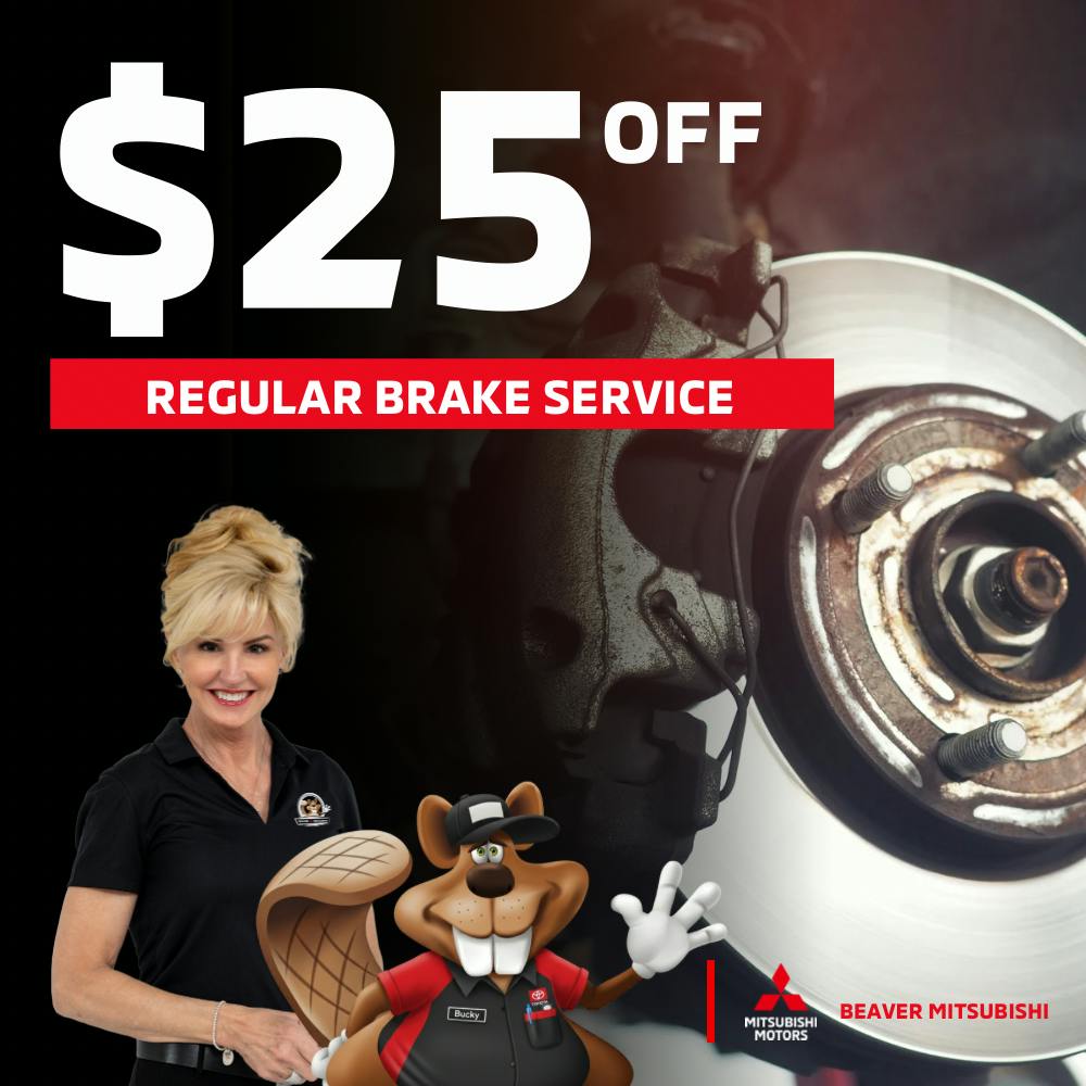 $25 off Brake Service | Beaver Mitsubishi