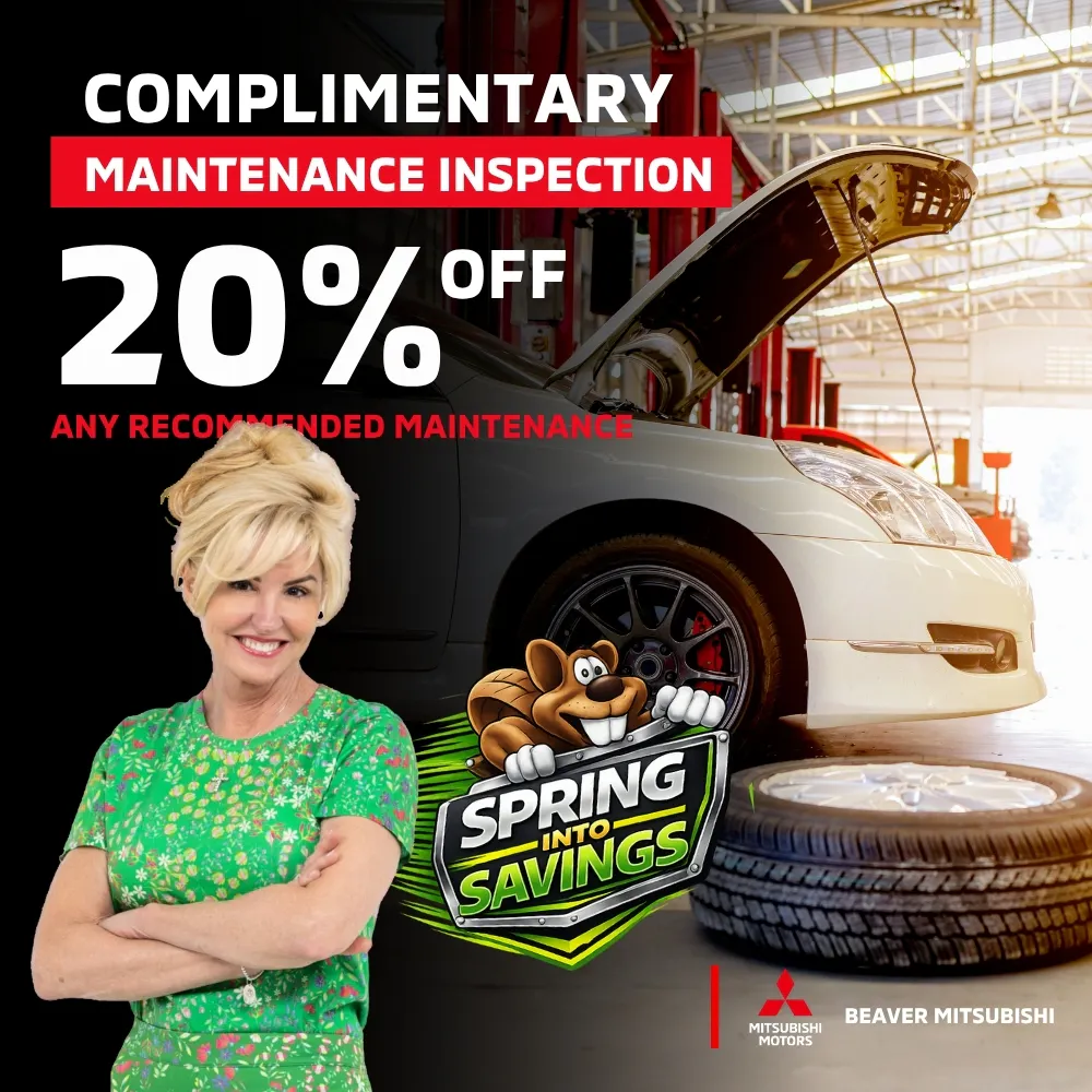 Complimentary Maintenance Inspection 20% OFF | Beaver Mitsubishi