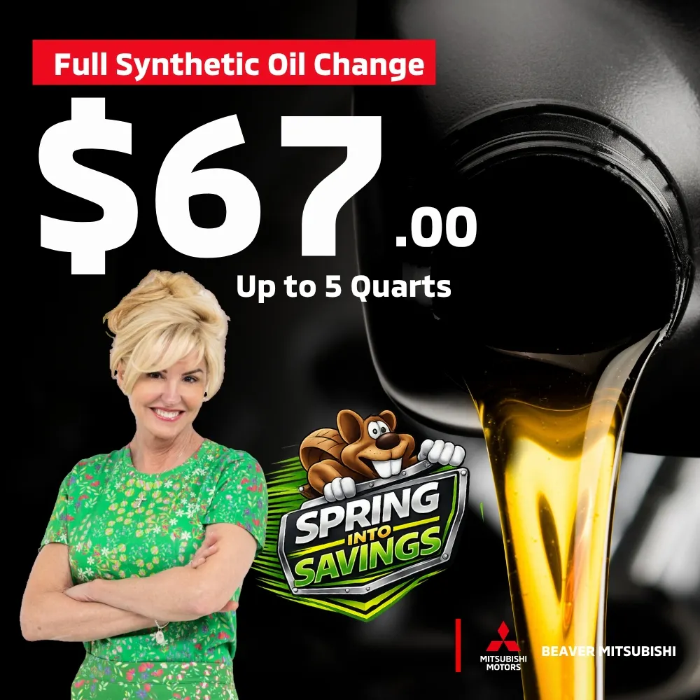 Full Synthetic Oil Change | Beaver Mitsubishi