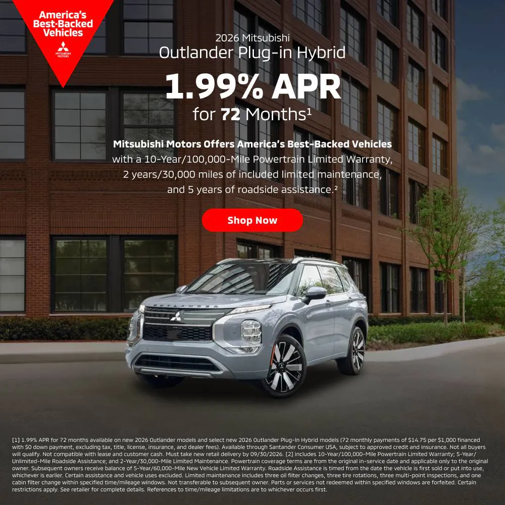 2026 Outlander Plug-in Hybrid | Beaver Mitsubishi